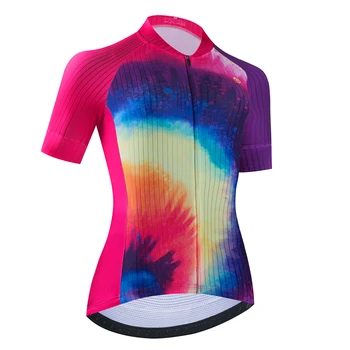 Женская футболка для горных велосипедов 2023, летняя велосипедная майка, велосипедная одежда Pro Team, футболки MTB Maillot, гоночная одежда