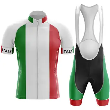 Новая итальянская мужская белая майка для велоспорта профессиональной команды с коротким рукавом Дорожный велосипед Спортивная одежда Одежда для велоспорта Костюм