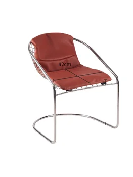 YY Обеденный стул из нержавеющей стали, легкое роскошное кресло, бытовой стул для переговоров Bauhaus