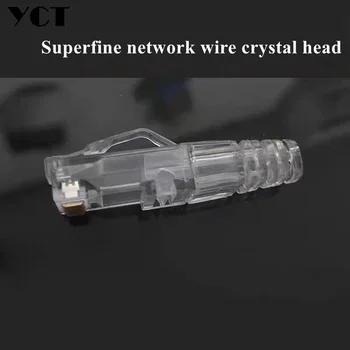 ультратонкая проволочная головка RJ45 crystal для Compuduit CAT6 network 28Awg со сверхтонким проводным разъемом Бесплатная доставка