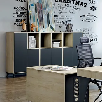 Картотечный шкаф Офисная мебель Современный Простой шкафчик для хранения информации о персонале Книжный шкаф Boss Books