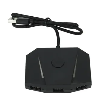 Конвертер клавиатуры и мыши Подключи и Играй Адаптер Игрового Контроллера с 3,5 мм Звуковым Разъемом для Xbox One для PS4 для Switch