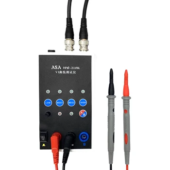 Двухканальный тестер кривой VI HW-210K Печатная плата Онлайн-детектора ASA Тестер с регулируемой частотой вращения 4 передач