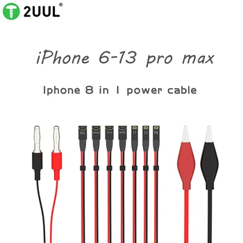 2UUL Ультра Мягкая Линия Питания Для iPhone 13 Pro MAX 13 mini 12 11 11Pro 6 7G 8 8P X XS max Блок Питания Постоянного Тока Контрольный Кабель Инструменты