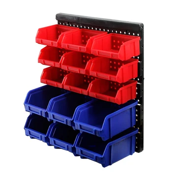 15 коробок ABS Настенный ящик для хранения деталей для инструментов Гаражный блок Стеллажи Оборудование Винтовой инструмент Коробка для хранения Компонентов Ящик для инструментов