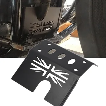 Противоскользящая Пластина Защита Двигателя Шасси Защитная Крышка Для Triumph Bobber T100 Черный