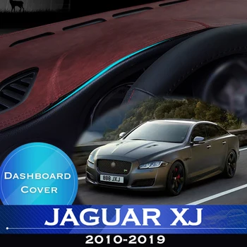 Для Jaguar XJ XJL 2010-2019 X351 Приборная панель автомобиля, избегающая подсветки, приборная платформа, крышка стола, кожаный противоскользящий коврик для приборной панели 2018