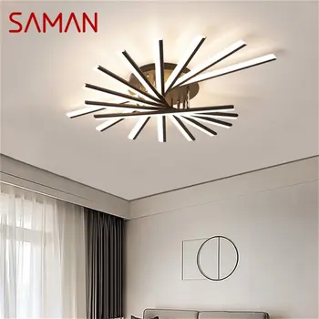 Потолочные светильники SAMAN Nordic Современные светодиодные креативные лампы Домашние светильники для гостиной-столовой
