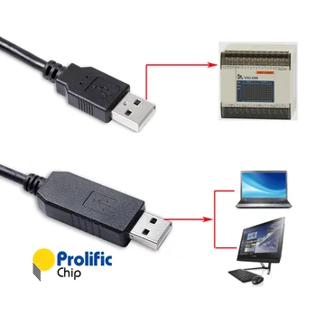 Совместимый кабель для программирования ПЛК VBUSB-200 Интерфейс USB RS232 для кабеля для программирования ПЛК серии VIGOR VH/VB/M
