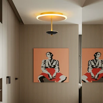 Современные светодиодные потолочные светильники для спальни гостиной прохода коридора кабинета Балконной лампы Home Gold Индивидуальное внутреннее освещение