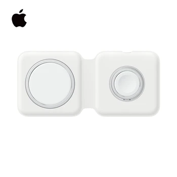 100% Оригинальная беспроводная зарядная станция Apple MagSafe Duo Charger для iPhone 11 12 13 14 Pro Max Плюс Apple Watch Charge