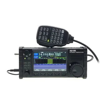 XIEGU X6100 HF/50 МГц Всережимный Порт Приемопередатчика Коротковолновое Радио SDR-Приемопередатчик с Антенным Тюнером Встроенный Сканер Стоячей Волны