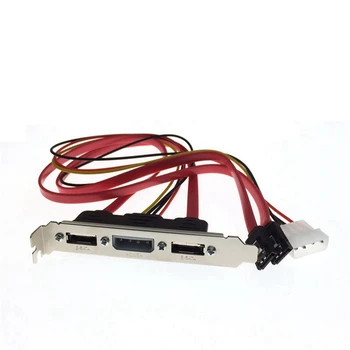 ПК DIY SATA-ESATA И 4Pin IDE Molex Power PCI Разъем Для Кронштейна Кабеля С Профилем в полный рост Для внешнего жесткого диска