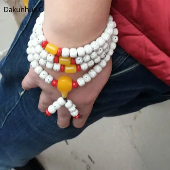 Новый браслет Bodhi 108 Суб Января, Тибетское ожерелье из бисера и браслет, аксессуары для рук, буддийское ожерелье Мала 0,6 мм, ювелирные изделия