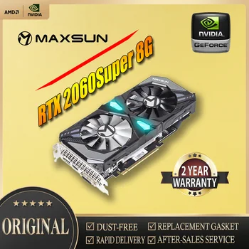 Используемая видеокарта MAXSUN NVIDIA GeForce RTX2060Super 8G 12nm 256bit 8pin GDDR6 PCI Express 4.0 x 16 с видеокартой GPU