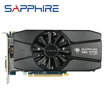 Видеокарты SAPPHIRE Radeon HD 7770 1GB GPU Для Видеокарт AMD HD7770 2G GDDR5 PC Для компьютерных игр Используется HDMI PCI-E X16