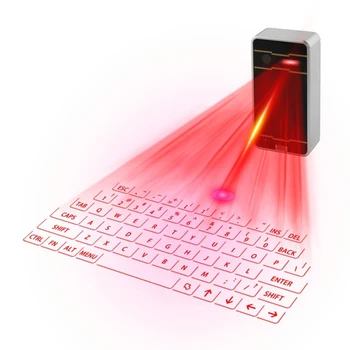 Лазерная клавиатура Bluetooth, Беспроводная виртуальная проекционная клавиатура, Портативная для Iphone Android, смартфона, Ipad, планшетного ПК, ноутбука