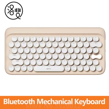 Простая офисная механическая клавиатура Lofree, планшет, ноутбук, 79 клавиш, беспроводная связь Bluetooth, регулируемая яркость, клавиатура со светодиодной подсветкой