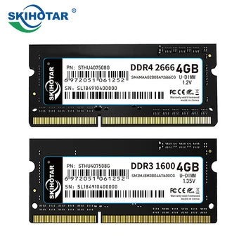 SHIHOTAR DDR3L 1,35 В DDR4 1,2 В Оперативная память Memoria 4 ГБ 8 ГБ 16 ГБ 32 ГБ Оперативная память ноутбука 1333 1600 1866 2400 2666 3200 Sodimm Память ноутбука