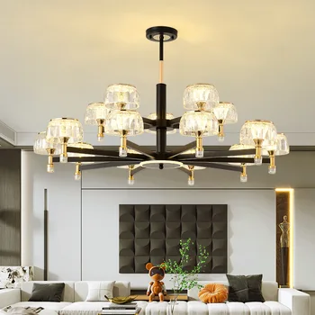 Роскошная люстра Nordic Light, простая современная барная лампа, креативные светильники в виде медузы для гостиной, столовой, спальни.