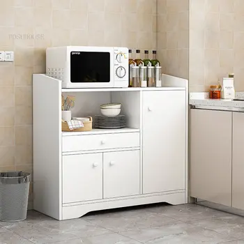 Современные минималистичные Кухонные шкафы, Кухонная мебель, буфет для домашней столовой, Креативные шкафы для хранения в гостиной, Выдвижной шкафчик