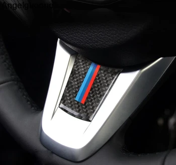 Наклейка в стиле углеродного волокна Angelguoguo для стайлинга автомобилей 2009-2015 BMW Z4 наклейка на рулевое колесо