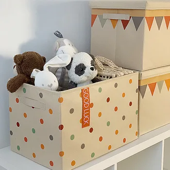 Креативные тканевые складные ящики для хранения детских игрушек, одежды, моющиеся корзины для белья, переносной ящик для хранения