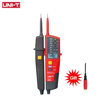 UNI-T UT18C Измеритель непрерывности высокого напряжения, цифровой вольтметр переменного тока, светодиодный индикатор, индикатор напряжения детектора, УЗО, чередование фаз.