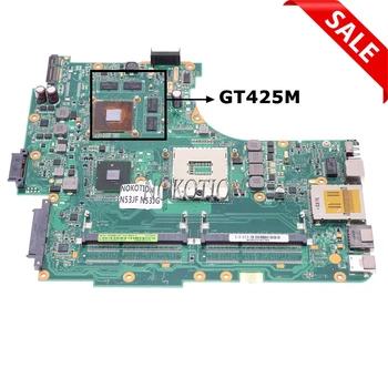 NOKOTION 60-N0WMBB1100-D14 Основная плата Для ноутбука ASUS N53JF N53JG Материнская Плата С Графикой Nvidia GeForce GT425M HM55 DDR3