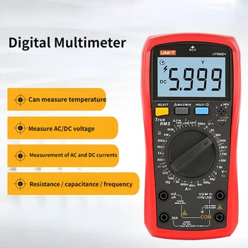 Цифровой мультиметр, Многофункциональный, Высокоточный измеритель напряжения и тока, измеритель емкости, Электроинструменты